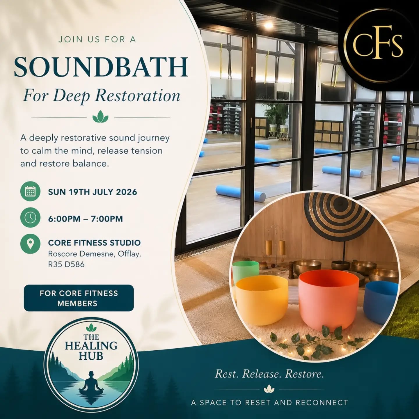 Soundbath for Deep Restoration